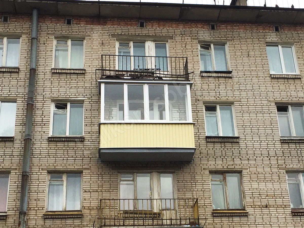 балкон серии 1-527 хрущевка