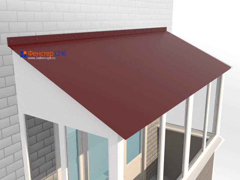 Крыша для балкона